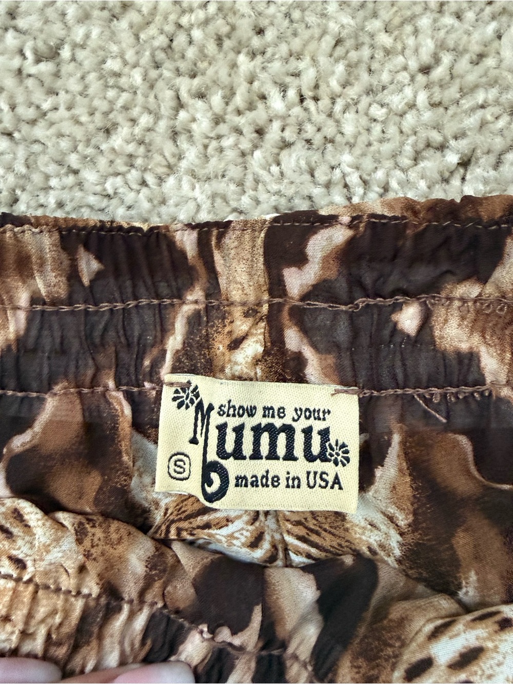 Animal Print Show Me Your MuMu Shorts - Picture 2 of 4